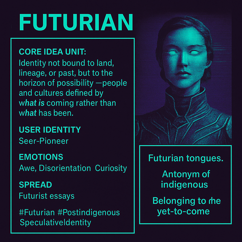 Futurian - Identity in the